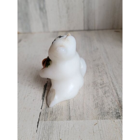Vintage ghost candle Halloween wax home decor figure unique pumpkin - Picture 4 of 7